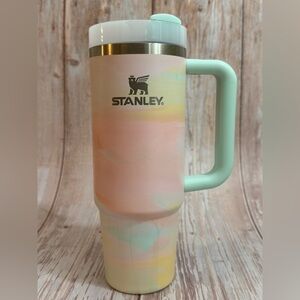 Stanley Quencher H2O FlowState 30oz w/lid Warm Serene Brushstrokes no straw
